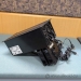 AMX Black 2 Outlet Boardroom Table Power Grommet w/ Power & Data