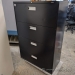 Prosource Black 4 Drawer Lateral File Cabinet, Locking