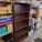 Mahogany Bookshelf Bookcase w/ Adjustable Shelves