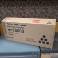 Set of 6 Black Ricoh Savin Lanier MP C6003 Toner Cartridges