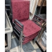 Red Stacking Side Guest Chair with Chrome Frame