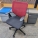 Keilhauer Simple Red Mesh Back Meeting Chair