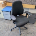 Black Pattern Adjustable Office Task Chair