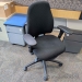 Black Pattern Adjustable Office Task Chair