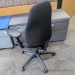 Black Pattern Adjustable Office Task Chair