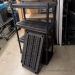 Black Plastic Shelving Unit 36 x 18 x 56
