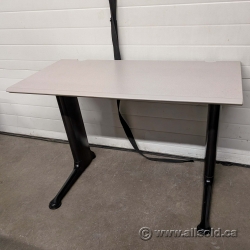 Herman Miller 47 x 23 Light Grey Side Run Off Training Table