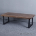 MBQQ Square Metal Rustic Furniture Legs for Desk, Bench, Table