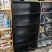 Black Hon Metal Bookcase w/ Adjustable Shelves 71" Height