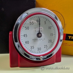 Red Vintage Kodak Laboratory Darkroom Timer,