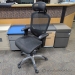 Black Adjustable Mesh Office Task Chair w/ Headrest