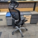 Black Adjustable Mesh Office Task Chair w/ Headrest