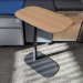 Light Tone Side End Tablet Table