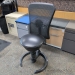 Black Aeris Swopper Classic Height Adjustable Office Stool Chair