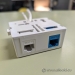 Leviton 2-Port Cat6 White Surface Mounting Box