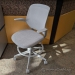 Grey Steelcase Cobi Drafting Stool Chair w/ Mesh Back
