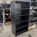 Black Deep Bookshelf Bookcase w/ Adjustable Shelves 36x20.5x72