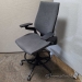 Grey Steelcase Gesture Drafting Stool Chair w/ Black Frame