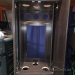 Dark Walnut 4 Door Storage Cabinet