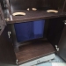 Dark Walnut 4 Door Storage Cabinet