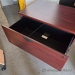 Mahogany 36" 2 Drawer Lateral File Cabinet w/ Rear Lip