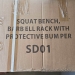 SD01 Squat Bench Barbel Rack w/ Protective Bumper