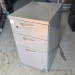 Steelcase Grey 3 Drawer Pedestal File Cabinet