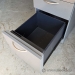 Steelcase Grey 3 Drawer Pedestal File Cabinet