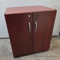 Teknion Autumn Maple 2 Door Storage Credenza Cabinet