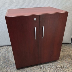 Teknion Autumn Maple 2 Door Storage Credenza Cabinet