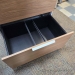 Teknion White & Medium Maple 2 Drawer Lateral File Cabinet