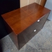 Mahogany 2 Drawer Lateral File Cabinet, Locking