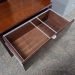 Mahogany 2 Drawer Lateral File Cabinet, Locking