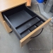 Maple Blonde 2 Drawer Rolling Under Desk Pedestal Cabinet