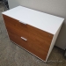 Kimball Corian Cased 2 Drawer Lateral File Cabinet Wood Front