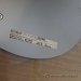 Kimball 32" Glass & Wood Round Office Table w/ Center Post Base
