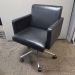 Black Kimball Leather Boardroom Conference Meeting Chair