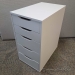 Ikea Alex 5 Drawer Storage Cabinet
