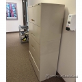 Global Beige 5 Drawer Flip Front Lateral File Cabinet, Locking Global Beige 5 Drawer Flip Front Lateral File Cabinet, Locking