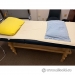 Wood Massage Therapy Exam Table w/ Blue Padding