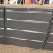 Teknion Dark Grey 2 Drawer Lateral File Cabinet, Locking