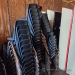Virco Blue Plastic Steel Stacking Guest Chair 16" H