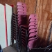Classroom Select Burgandy Plastic Stacking Guest Chair 19.5" H