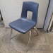 Classroom Select Blue Plastic Steel Stacking Guest Chair 18.5" H
