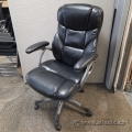 Staples Osgood Bonded Leather High-Back Task Meeting Chair