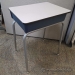 Virco Blue w/ Grey Top Height Adjustable Individual Student Desk