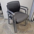 Grey and Black Office Stacking Guest Chair w/ Mesh Back Grey and Black Office Stacking Guest Chair w/ Mesh Back