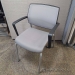 SitOnit Focus Grey Mesh and Black Arms Stacking Side Guest Chair
