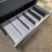 Teknion Dark Grey Metal 4 Drawer Lateral Card Tool Cabinet