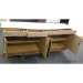 Marble Top 2 Tone Beige 4 Door 4 Drawer Credenza 70 x 15 x 29.5